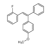 1-fluoro-2-[(Z)-2-(4-methoxyphenyl)-2-phenylethenyl]benzene 1237-17-8