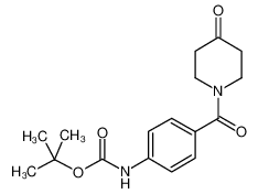 N-boc-4-(4-氧代-哌啶-1-羰基)苯胺