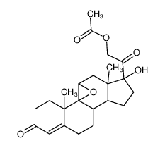 21-乙酰氧基-9Β,11Β-环氧-17Alpha-羟基孕甾-4-烯-3,20-二酮