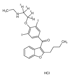 (2-butyl-1-benzofuran-3-yl)-[3,5-diiodo-4-[1,1,2,2-tetradeuterio-2-(ethylamino)ethoxy]phenyl]methanone,hydrochloride