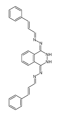 27702-33-6 1-N,4-N-bis[(E)-[(E)-3-phenylprop-2-enylidene]amino]phthalazine-1,4-diamine
