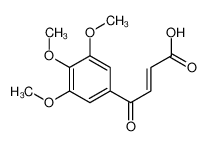 (E)-4-oxo-4-(3,4,5-trimethoxyphenyl)but-2-enoic acid 84386-11-8