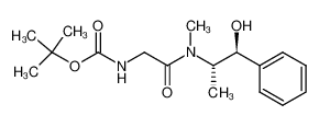 185508-77-4 tert-butyl (2-(((1S,2S)-1-hydroxy-1-phenylpropan-2-yl)(methyl)amino)-2-oxoethyl)carbamate
