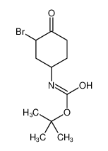 tert-butyl N-(3-bromo-4-oxocyclohexyl)carbamate 1073632-93-5
