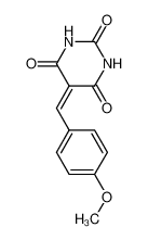 5-[(4-methoxyphenyl)methylidene]-1,3-diazinane-2,4,6-trione 49546-71-6