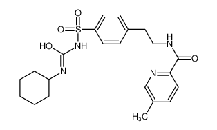 N-(2-{4-[(Cyclohexylcarbamoyl)sulfamoyl]phenyl}ethyl)-5-methyl-2- pyridinecarboxamide