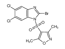 188027-81-8 structure, C12H8BrCl2N3O3S