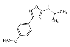 1041005-66-6 N-isopropyl-3-(4-methoxyphenyl)-1,2,4-oxadiazol-5-amine