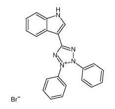 2-phenyl-5-(3'-indole)-3-phenyl tetrazolium bromide 87582-46-5
