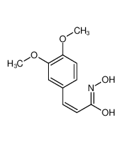 3-(3,4-dimethoxyphenyl)-N-hydroxyprop-2-enamide 25356-83-6