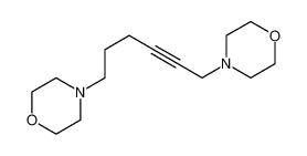 4-(6-morpholin-4-ylhex-2-ynyl)morpholine 7252-90-6