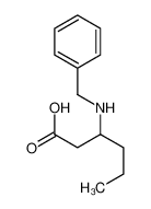 3-(Benzylamino)hexanoic acid 93620-38-3
