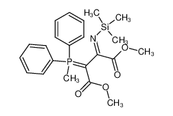 dimethyl 2-(methyldiphenyl-5-phosphanylidene)-3-((trimethylsilyl)imino)succinate 127802-79-3
