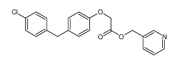 pyridin-3-ylmethyl 2-[4-[(4-chlorophenyl)methyl]phenoxy]acetate 57081-56-8