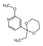 219832-71-0 4-(2-ethyl-1,3-dioxan-2-yl)-2-methoxypyridine