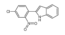 65287-40-3 2-(4-chloro-2-nitrophenyl)-1H-indole