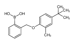 2-[(4′-叔丁基-2′-甲基苯氧基)甲基]苯硼酸