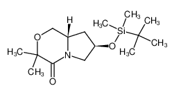 (6S,8R)-8-t-butyldimethylsilyloxy-3,3-dimethyl-2-oxo-1-aza-4-oxabicyclo[4.3.0]nonane
