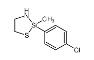 2-(4-Chlorophenyl)-2-methyl-1,3,2-thiazasilolidine 84260-43-5