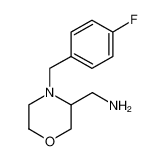 (4-(4-Fluorobenzyl)morpholin-3-yl)methanamine 98%