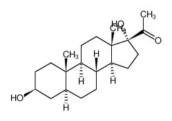 dihydroxy-3β,17α (5α)pregnanone-20 570-54-7