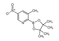 3-Methyl-5-nitro-2-(4,4,5,5-tetramethyl-1,3,2-dioxaborolan-2-yl)pyridine 1310384-01-0