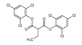 bis(2,4,6-trichlorophenyl) 2-ethylpropanedioate 15781-72-3