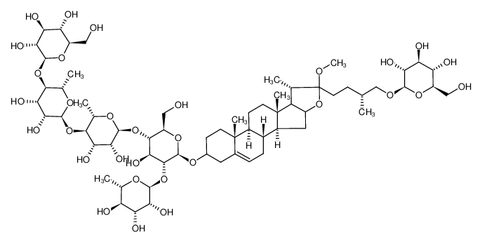 methyl proto-rhapissaponin 102100-45-8