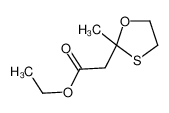 ethyl 2-(2-methyl-1,3-oxathiolan-2-yl)acetate 33868-62-1