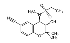 N-[(3R,4S)-6-氰基-3-羟基-2,2-二甲基色满-4-基]-N-甲基乙烷磺酰胺