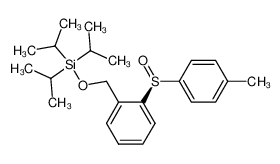 (S)-2-(Triisopropylsyloxymethyl)phenyl p-tolylsulfoxide 302934-11-8