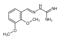 2-[(E)-(2,3-dimethoxyphenyl)methylideneamino]guanidine 23817-62-1