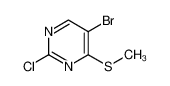 5-Bromo-2-chloro-4-(methylthio)pyrimidine 59549-51-8