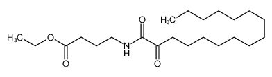 ethyl 4-(2-oxohexadecanoylamino)butanoate