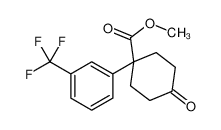 Methyl 4-oxo-1-[3-(trifluoromethyl)phenyl]cyclohexanecarboxylate 1385694-63-2