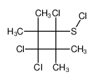 (1,3,3-trichloro-2,2,4,4-tetramethylcyclobutyl)sulfanyl chloride 872880-18-7