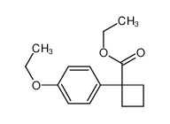 ethyl 1-(4-ethoxyphenyl)cyclobutane-1-carboxylate 72370-84-4
