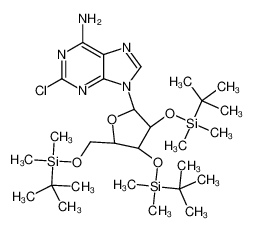 2-Chloro-2',3',5'-tris-O-[(1,1-dimethylethyl)dimethylsilyl]-adenosine 195727-26-5
