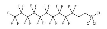 trichloro(3,3,4,4,5,5,6,6,7,7,8,8,9,9,10,10,11,11,12,12,12-henicosafluorododecyl)silane 102488-49-3
