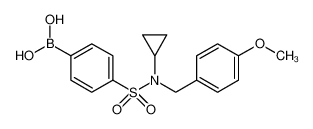 4-[N-环丙基-N-(4-甲氧基苄基)磺酰胺]苯基硼酸