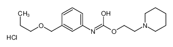 3-(丙氧基甲基)苯胺基甲酸 2-哌啶乙基酯盐酸盐