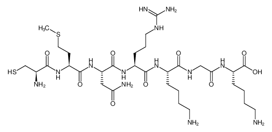 L-Lysine, L-cysteinyl-L-methionyl-L-asparaginyl-L-arginyl-L-lysylglycyl-