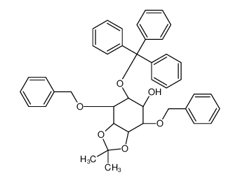 4,5-O-异亚丙基-3,6-二-O-(苯基甲基)-1-O-(三苯基甲基)DL-myo-肌醇