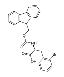 (2S)-3-(2-bromophenyl)-2-(9H-fluoren-9-ylmethoxycarbonylamino)propanoic acid 220497-47-2