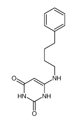 6-(4-phenylbutylamino)-1H-pyrimidine-2,4-dione 28484-82-4