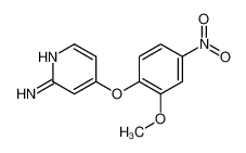 4-(2-Methoxy-4-nitrophenoxy)-2-pyridinamine 1229607-64-0