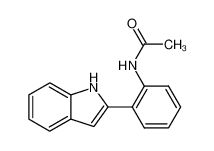 N-[2-(1H-indol-2-yl)phenyl]acetamide 58995-86-1