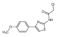 2-chloro-N-[4-(4-methoxyphenyl)-1,3-thiazol-2-yl]acetamide 6202-74-0