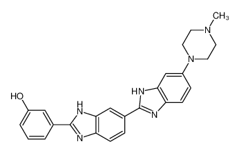 3-[6-[6-(4-methylpiperazin-1-yl)-1H-benzimidazol-2-yl]-1H-benzimidazol-2-yl]phenol
