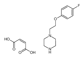 1-<2-(4-fluorophenoxy)ethyl>piperazine bis(hydrogen maleate) 77602-93-8